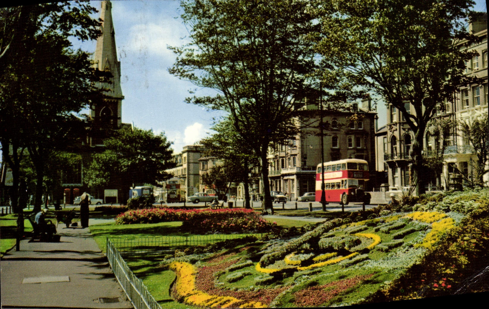 MODERN CARD Floral The Clock Hove