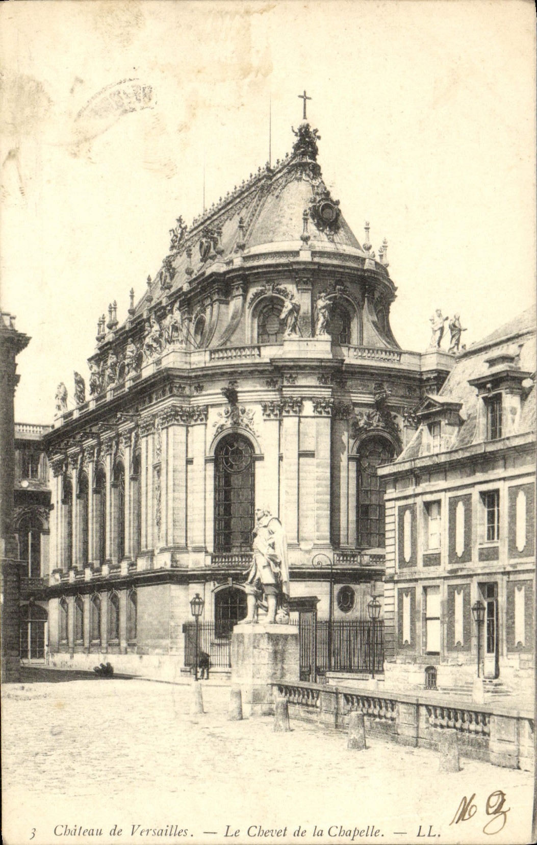 CPA Versailles Chateau Le Chevet de la Chapelle