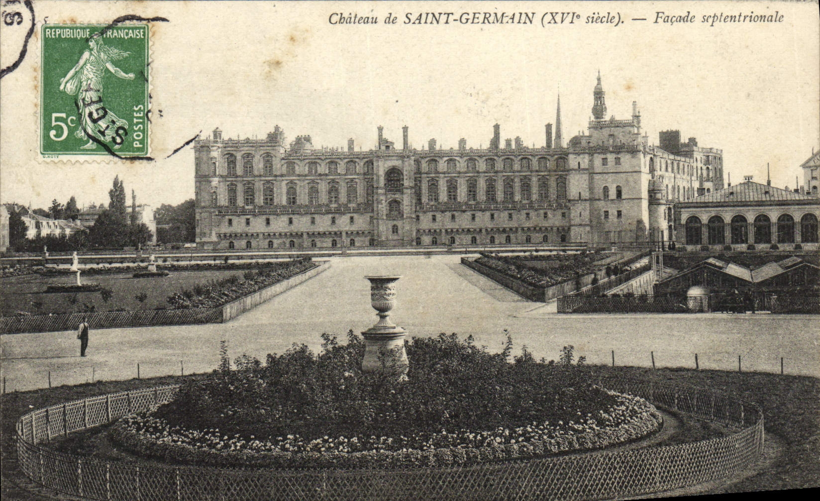 CPA Chateau de Saint Germain Facade septentrionale