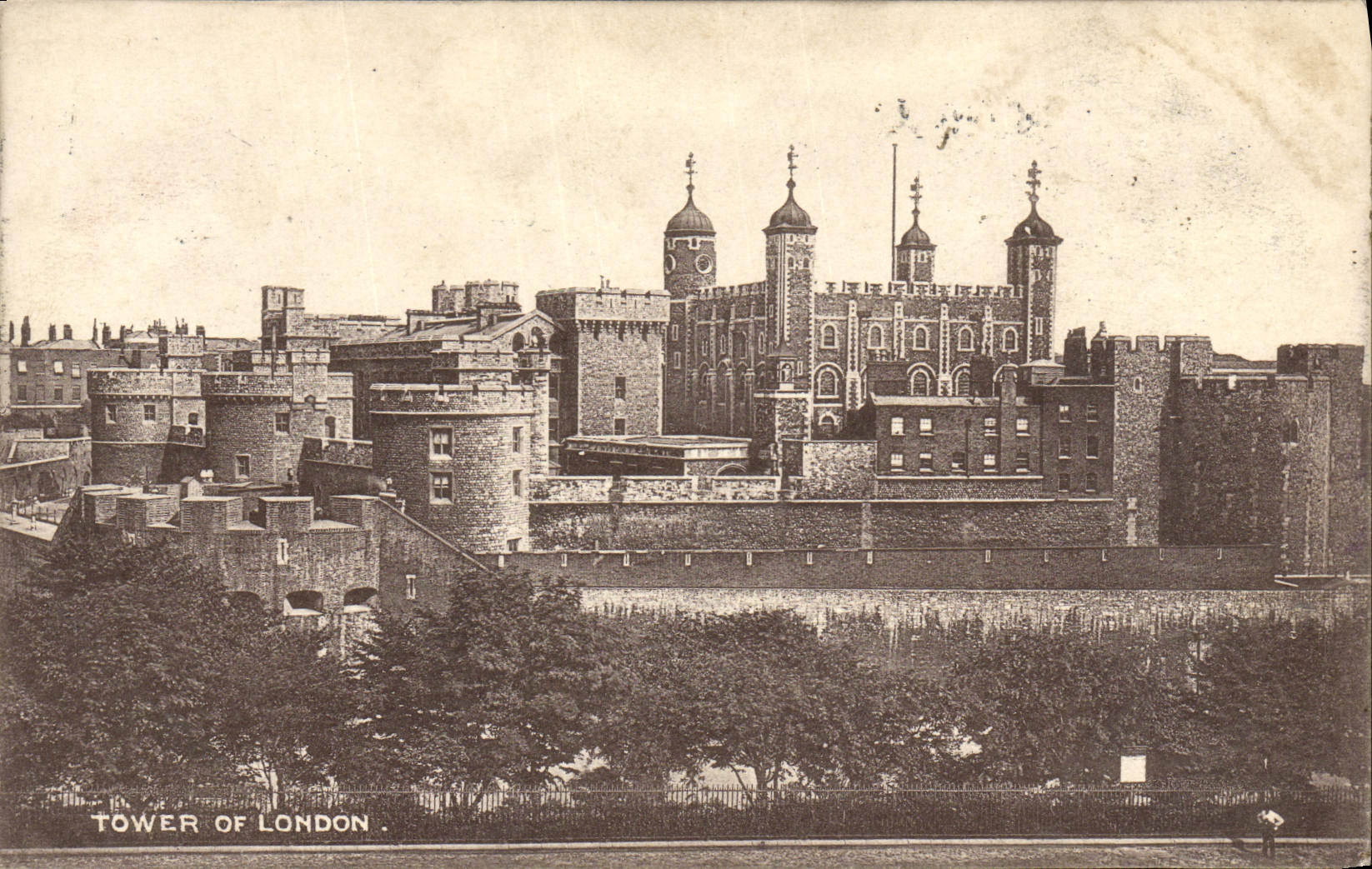 Torre de Londres de la POSTAL de la VENDIMIA