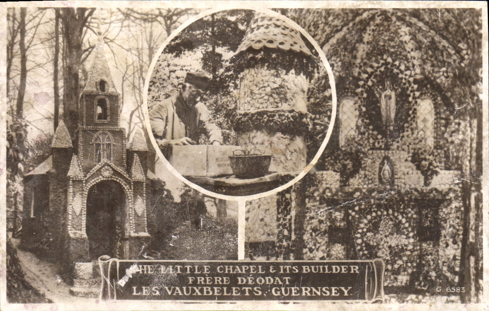 VINTAGE POSTCARD Guernsey Vauxbelets