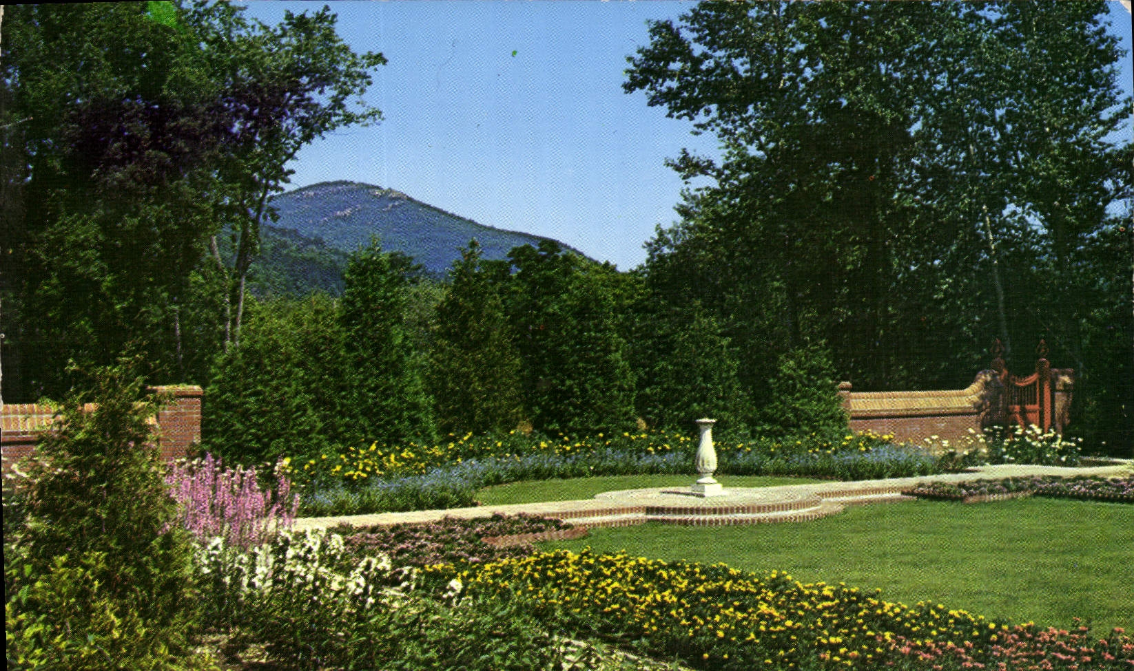 MODERN CARD Colonial The Garden Essex County Historical Society Elizabethtown New York