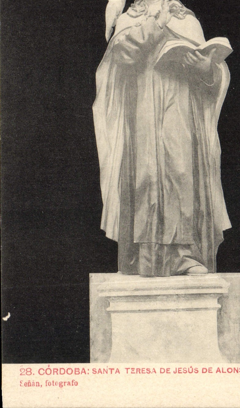 POSTAL Córdoba Santa Teresa de la VENDIMIA de Jesús de Alonsa Cano