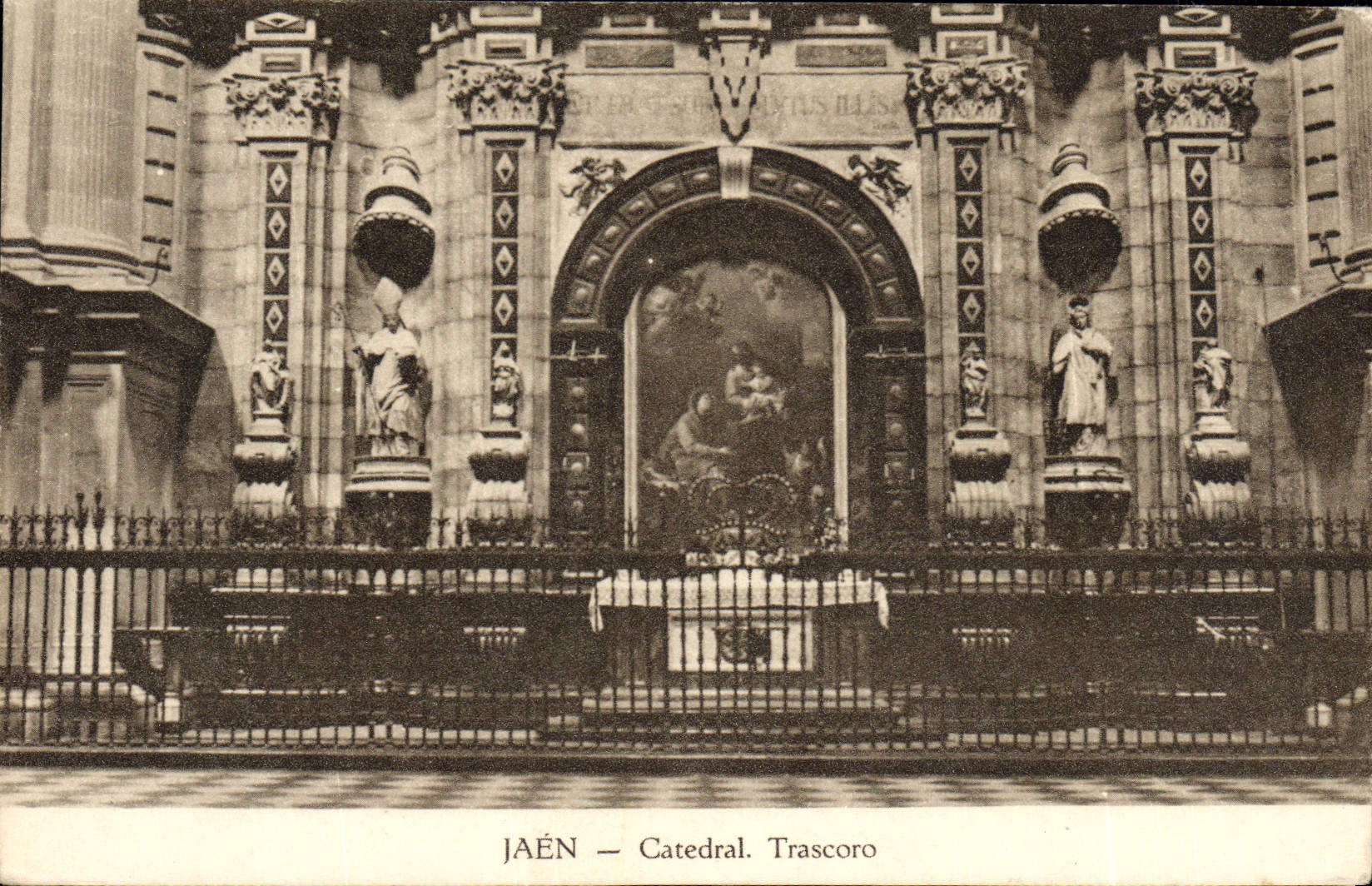 CPA Jaen Catedral Trascoro