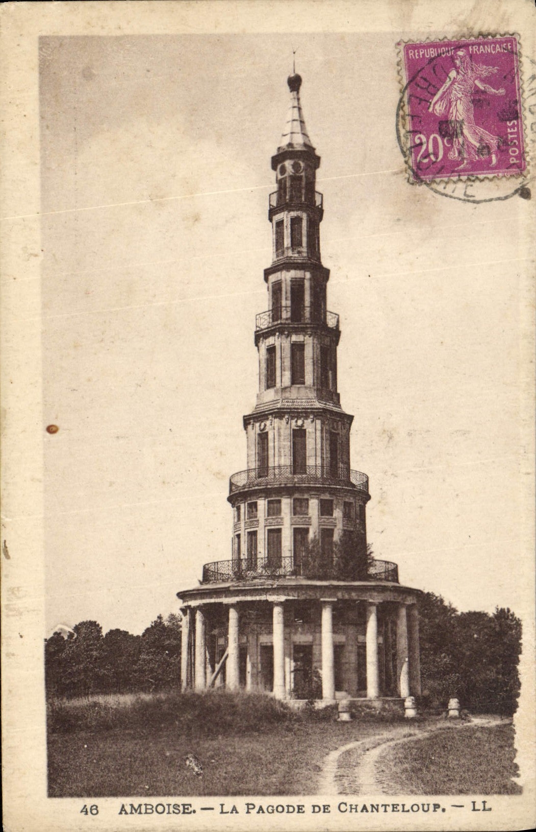 CPA Amboise La Pagode De Chanteloup