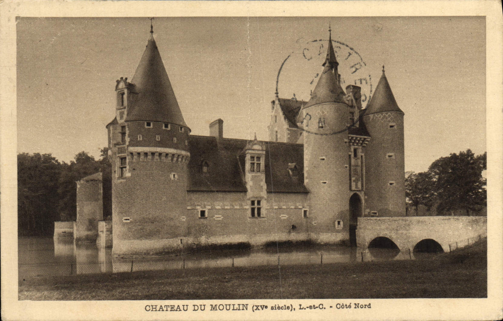 CPA Chateau Du Mouilin Cote Nord