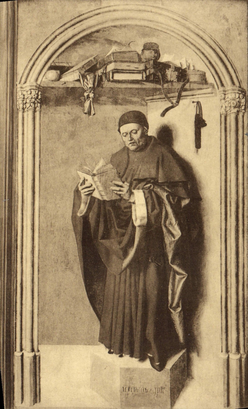 VINTAGE POSTCARD the Master Of the Annunciation of Aix the Prophet Jeremie Museum Of Brussels