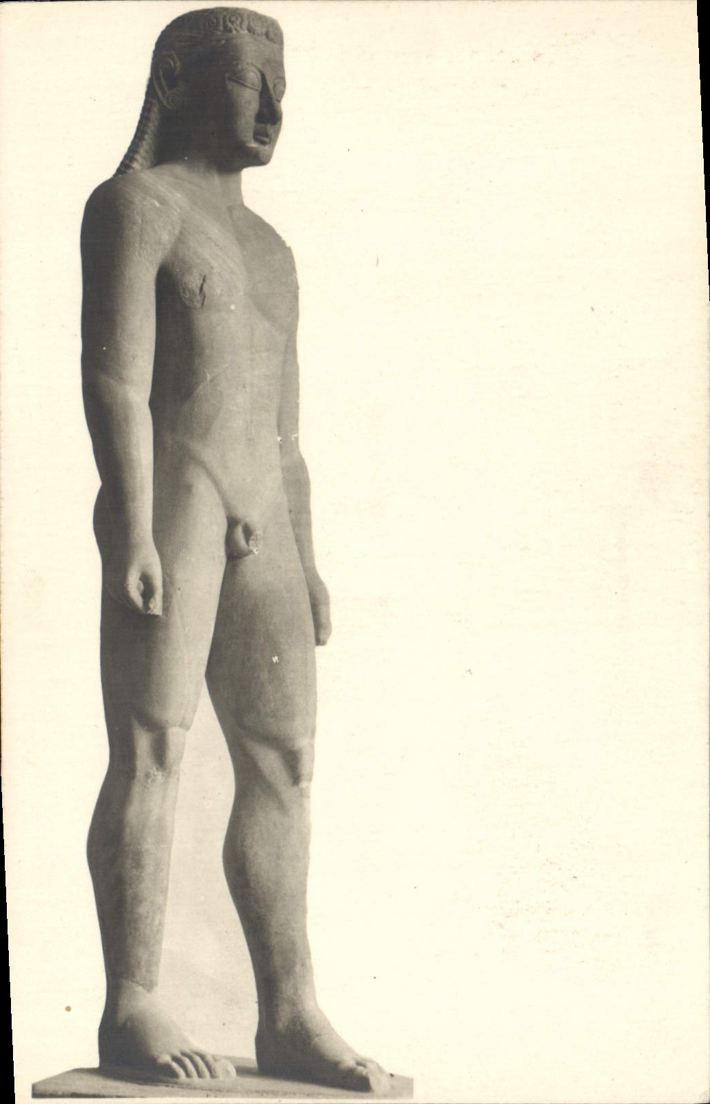 CPA Musee National d'Athenes Statue Archalque