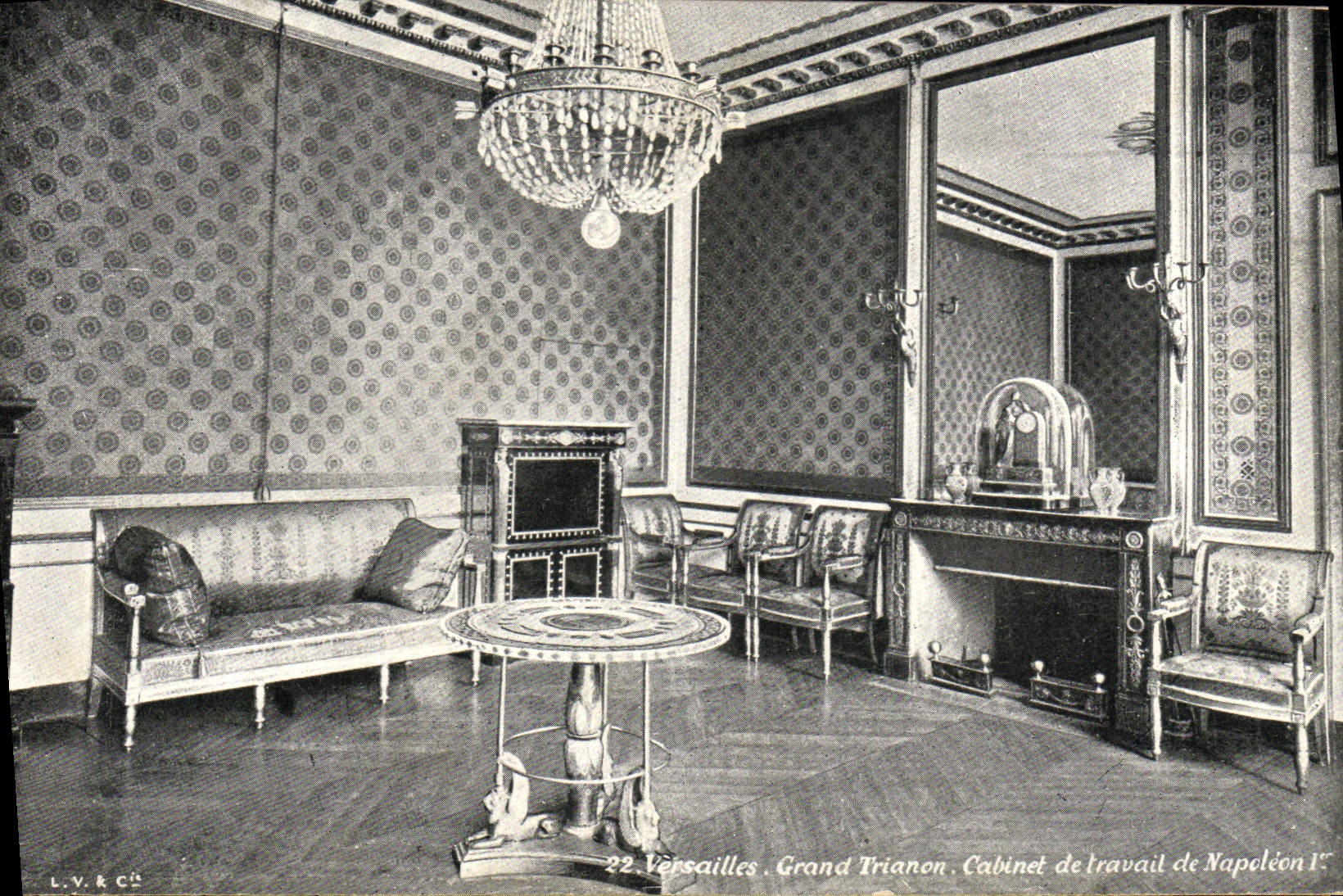 CPA Versailles Grand Trianon Cabinet De Travail De Napeleon 1er