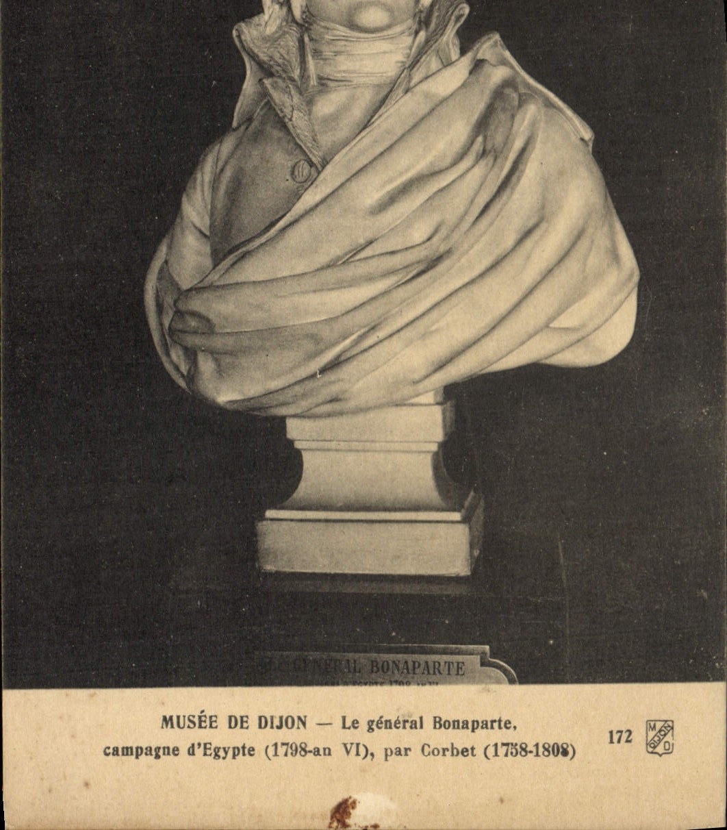 Museo de la POSTAL de la VENDIMIA de general Bonaparte Countryside de Dijon de Egipto de Corbet