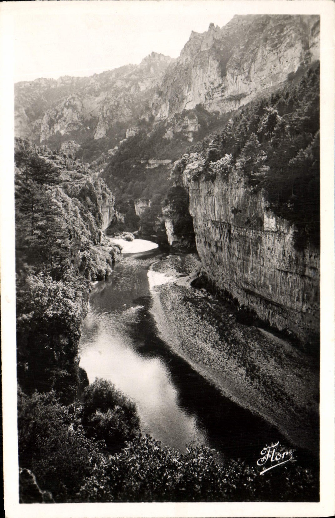 MODERN CARD Gorges of the Tarn View Of the Straits