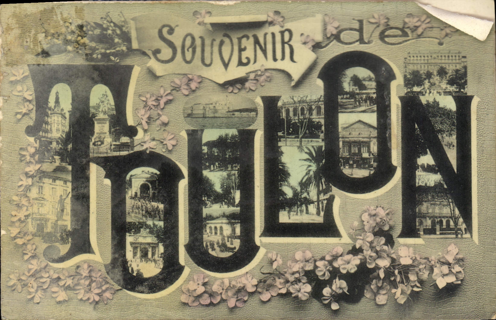 CPA Souvenir De Toulon