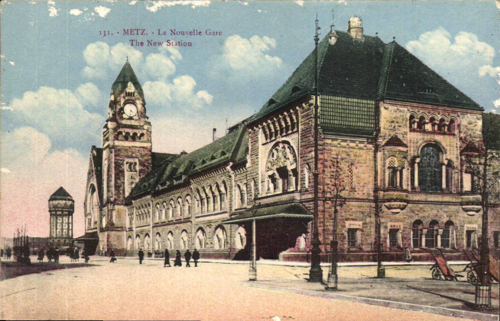 CPA Metz La Nouvelle Gare