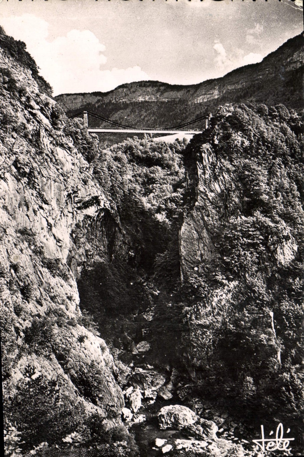 CPM Environs d'Aix Le Pont De l'Abime Le pont de l'abime