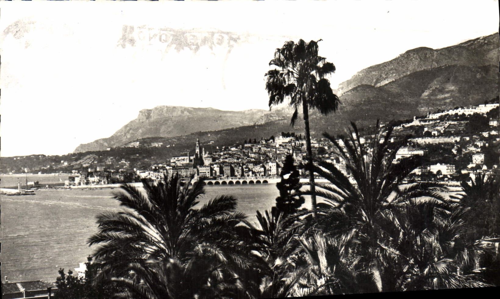 CPM Menton Vue Generale