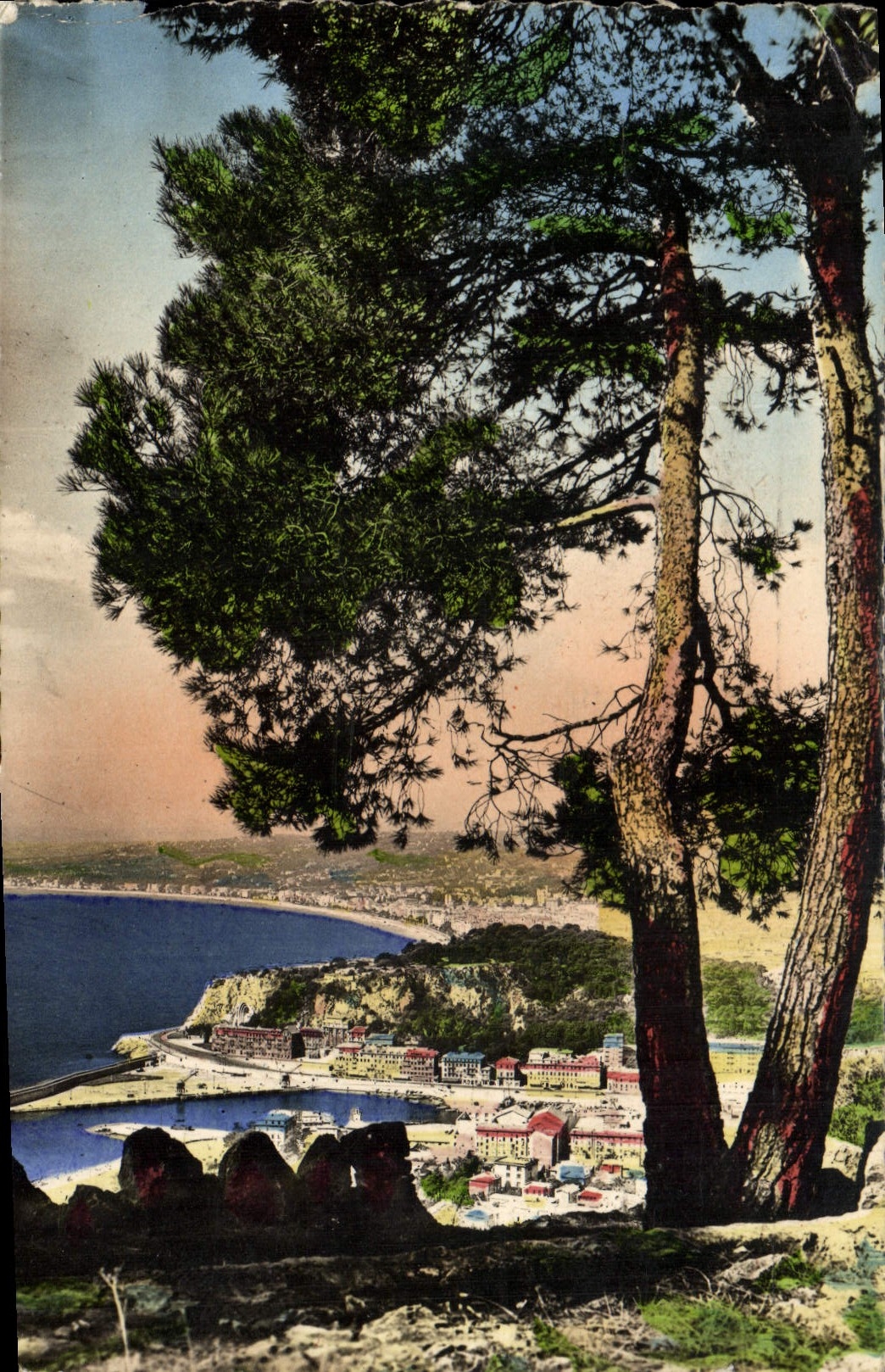 MODERN CARD the Dimension of Nice Azure Escaped On the Port And the City Since the Boron Mount