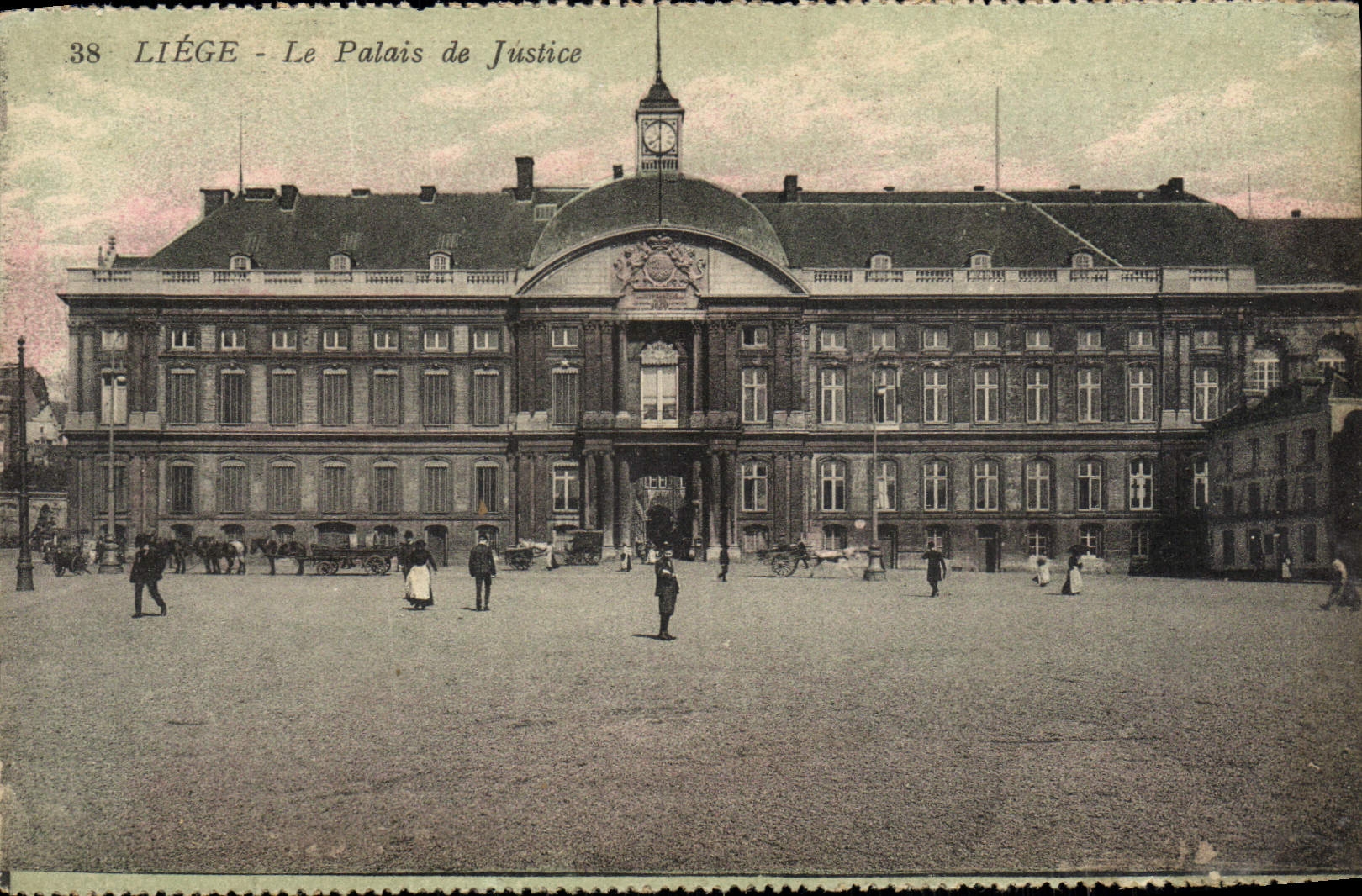 CPA Liege Le Palais De Justice
