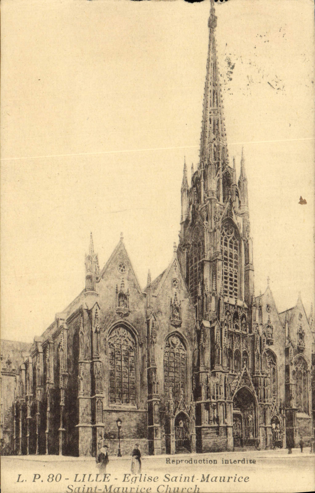 CPA Lille Eglise Saint Maurice 