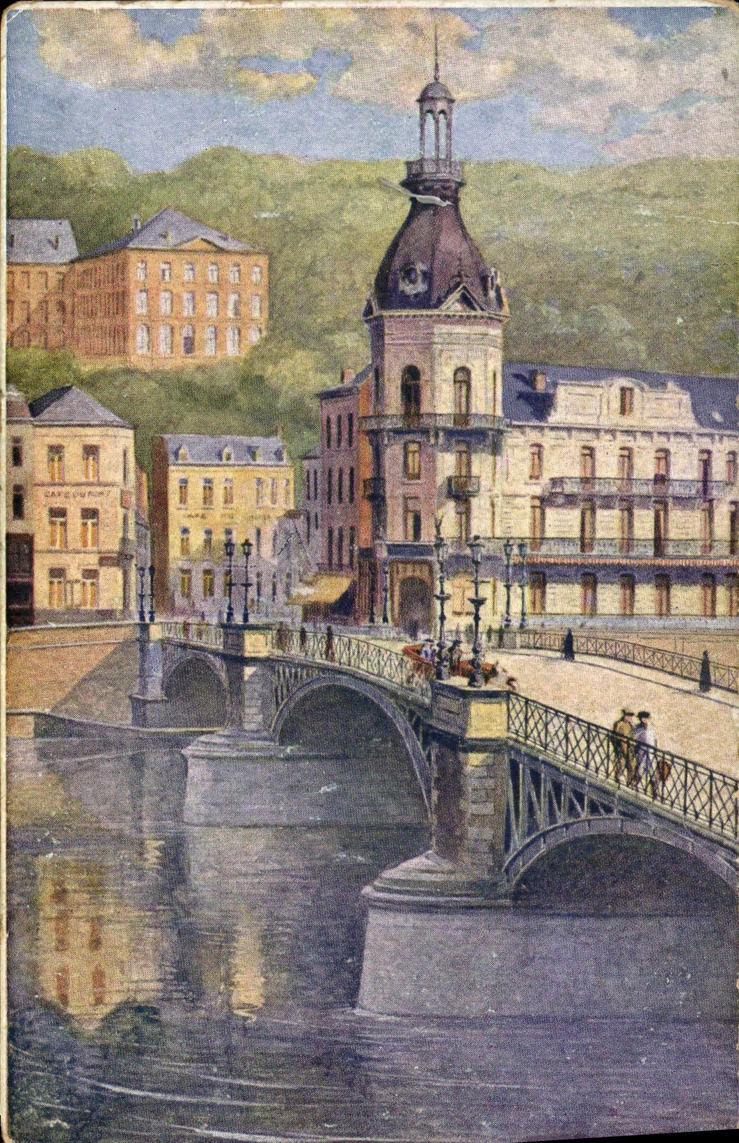 CPA Dinant Le Pont Sur La Meuse