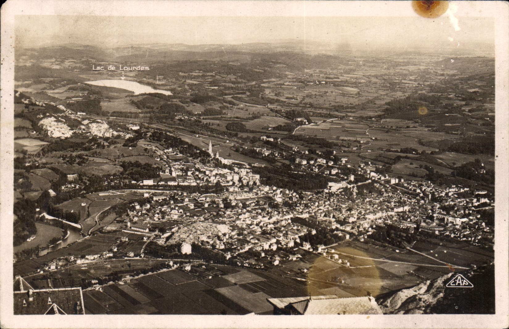 CPA Lourdes Prise De l'Observatoire Du Pic Du Jer