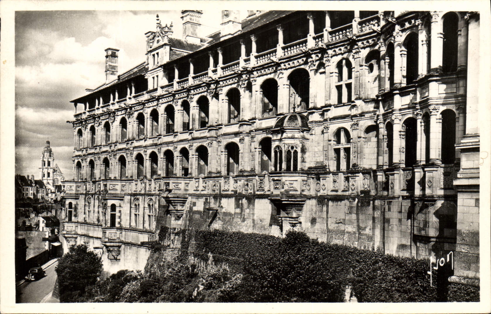 CPM Blois Le Chateau Facade Francois 1er