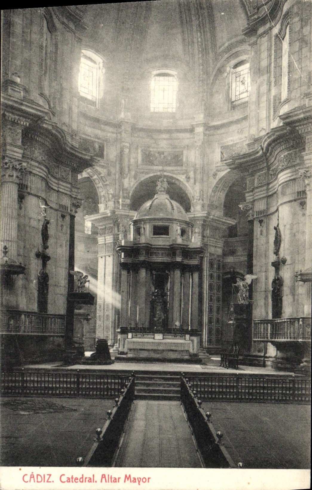 CPA Cadiz Catedral Altar Mayor