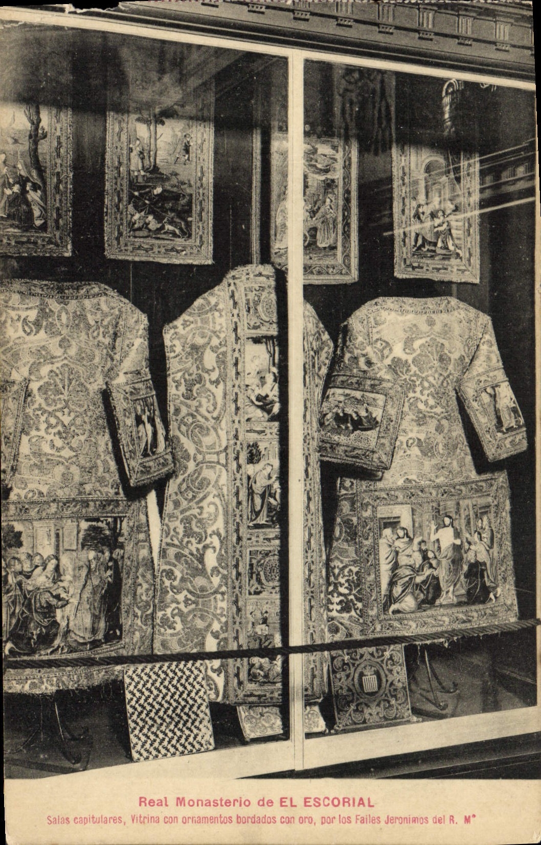 POSTAL Real Monasterlo de El Escorial de la VENDIMIA