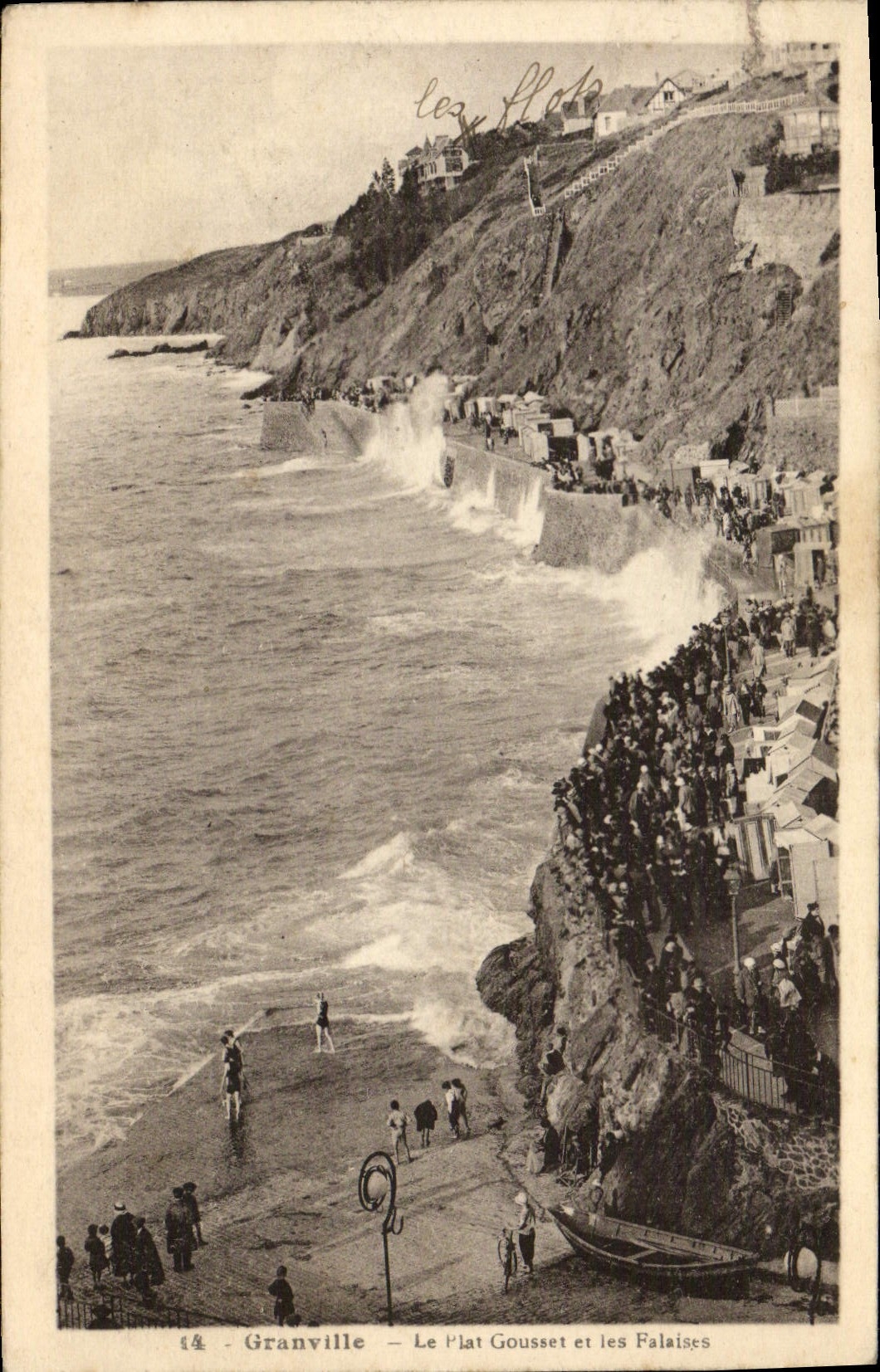 CPA Granville Le Plat Gousset Et Les Falaises