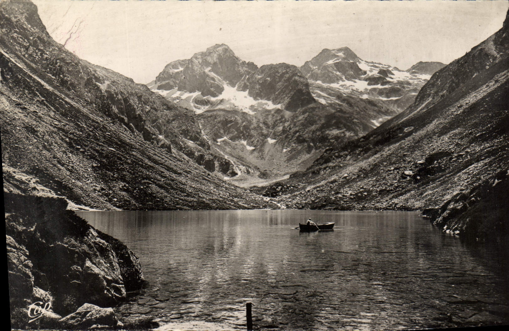 MODERN CARD Cauterets the Lake Estom