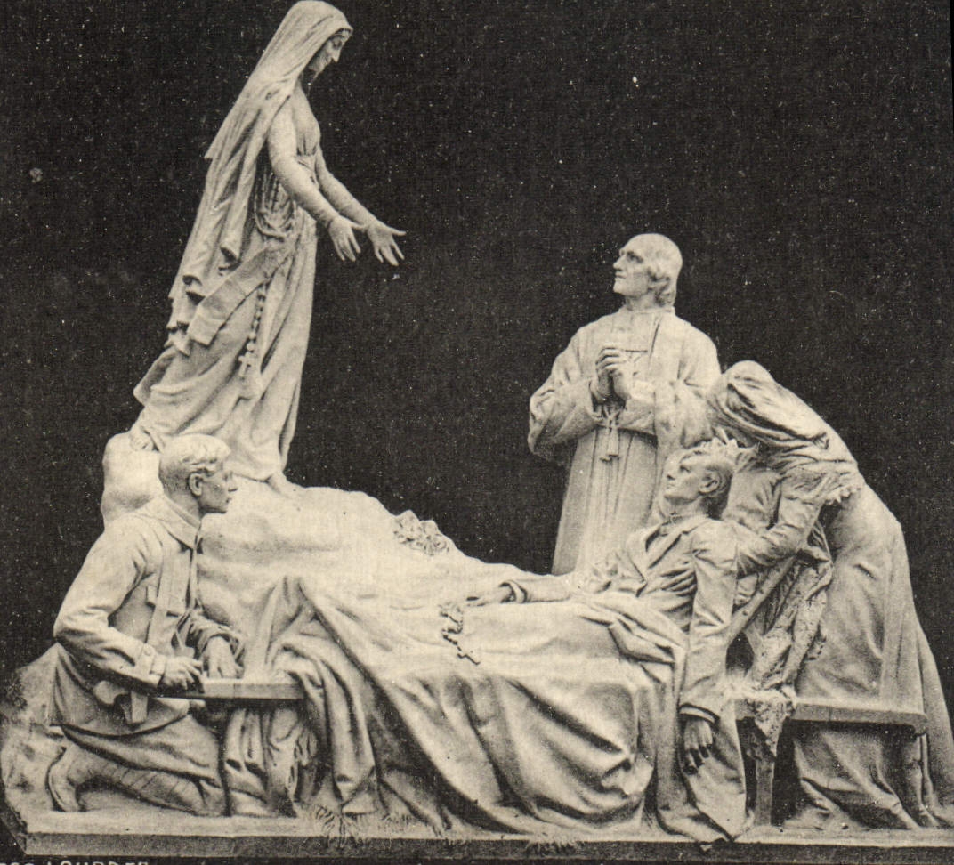 CPA Lourdes Consolatrix Afflictorum Jules Dechin Diocese de Cambrai