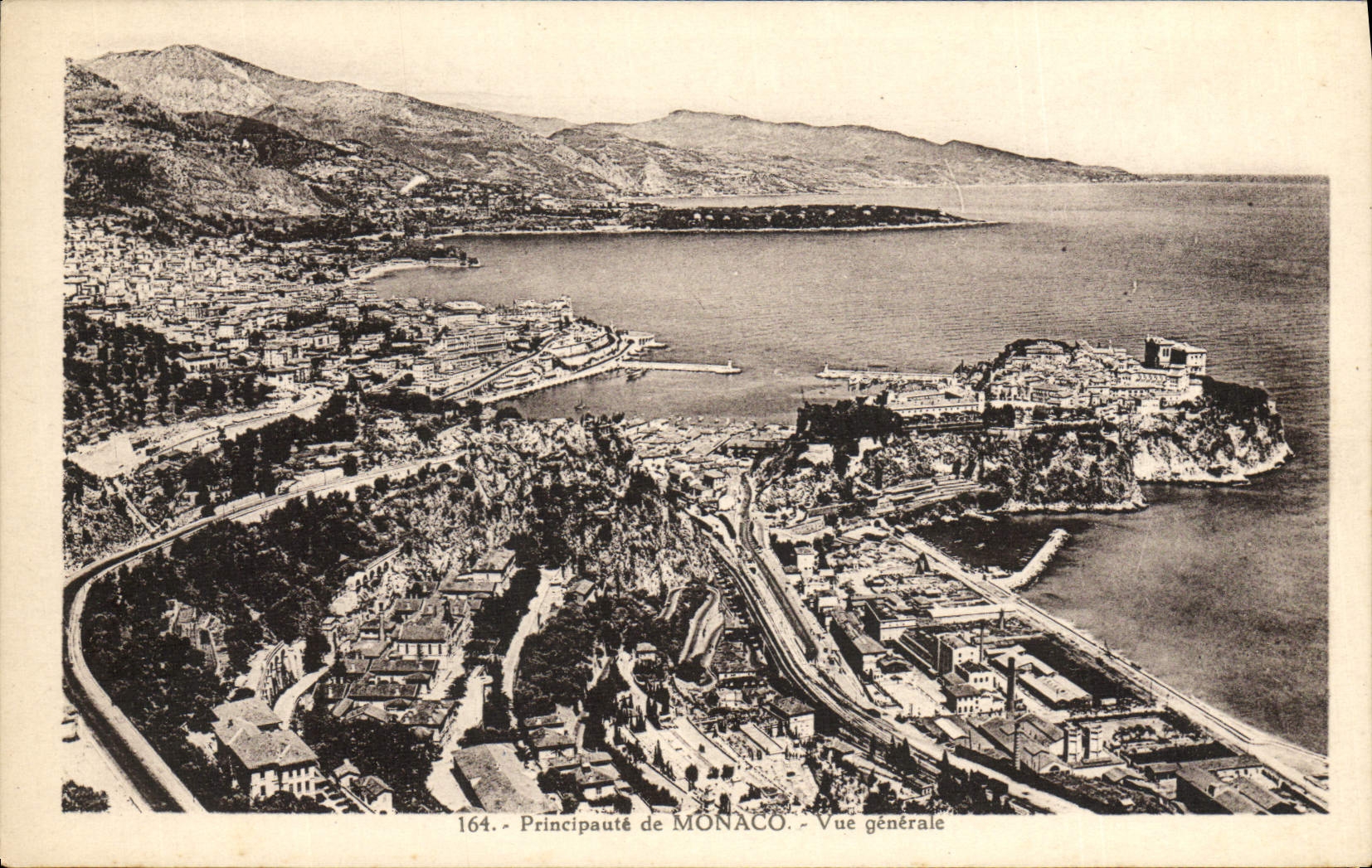 CPA Principaute de Monaco Vue generale