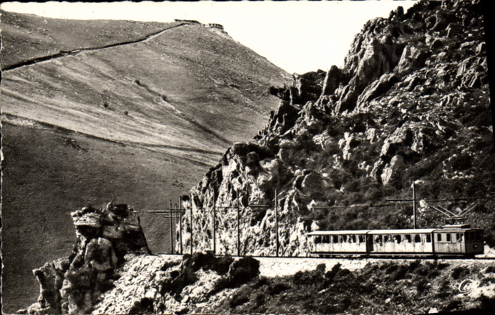 MODERN CARD Saint Jean De Luz Cog railway of Rhune Train