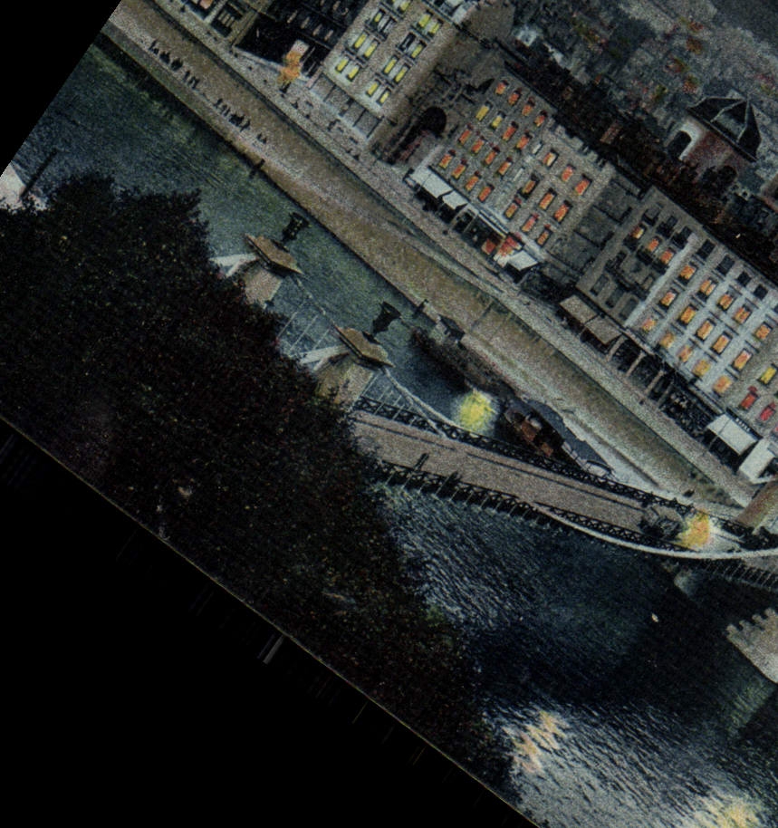 CPA Lyon Le Pont de la Feuillee et panorama