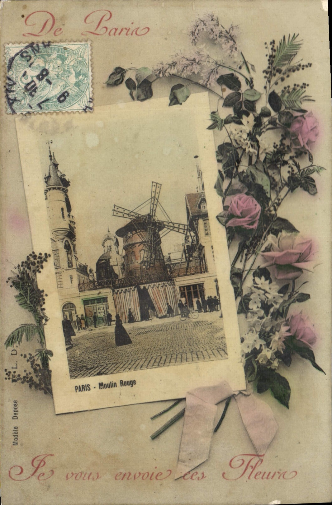 CPA Paris Moulin Ronge