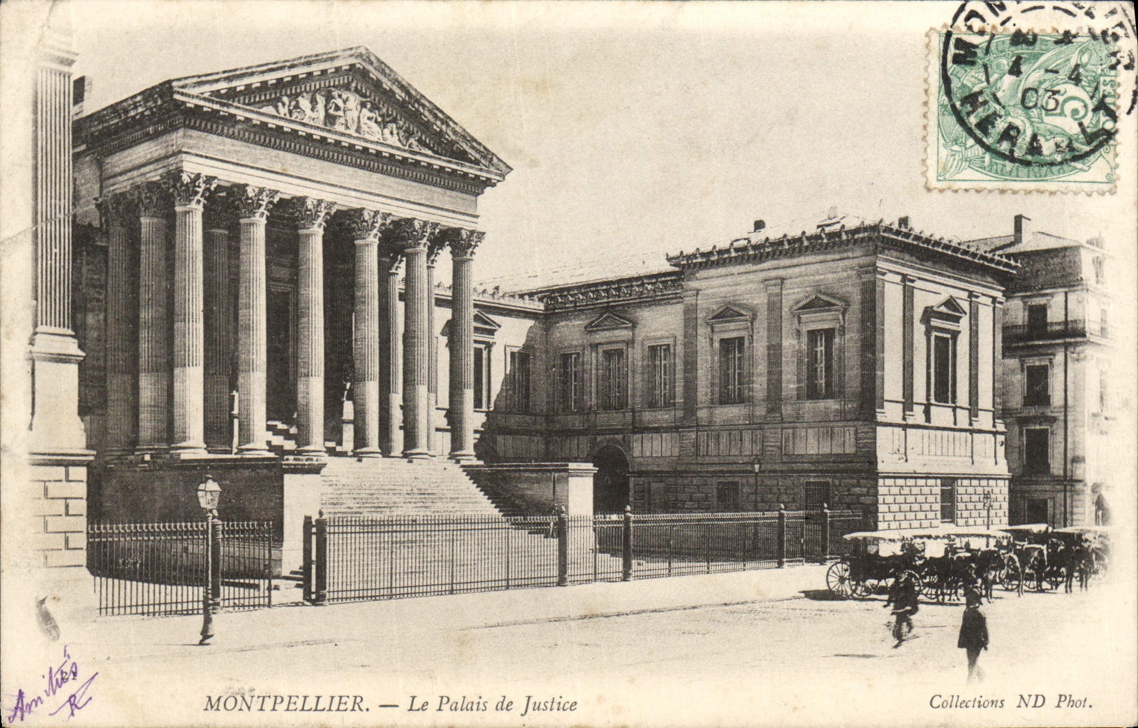 CPA Montpellier Le Palais de Justice