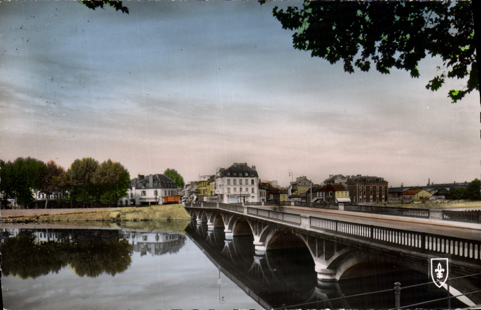 MODERN CARD Montlucon the bridge on Expensive