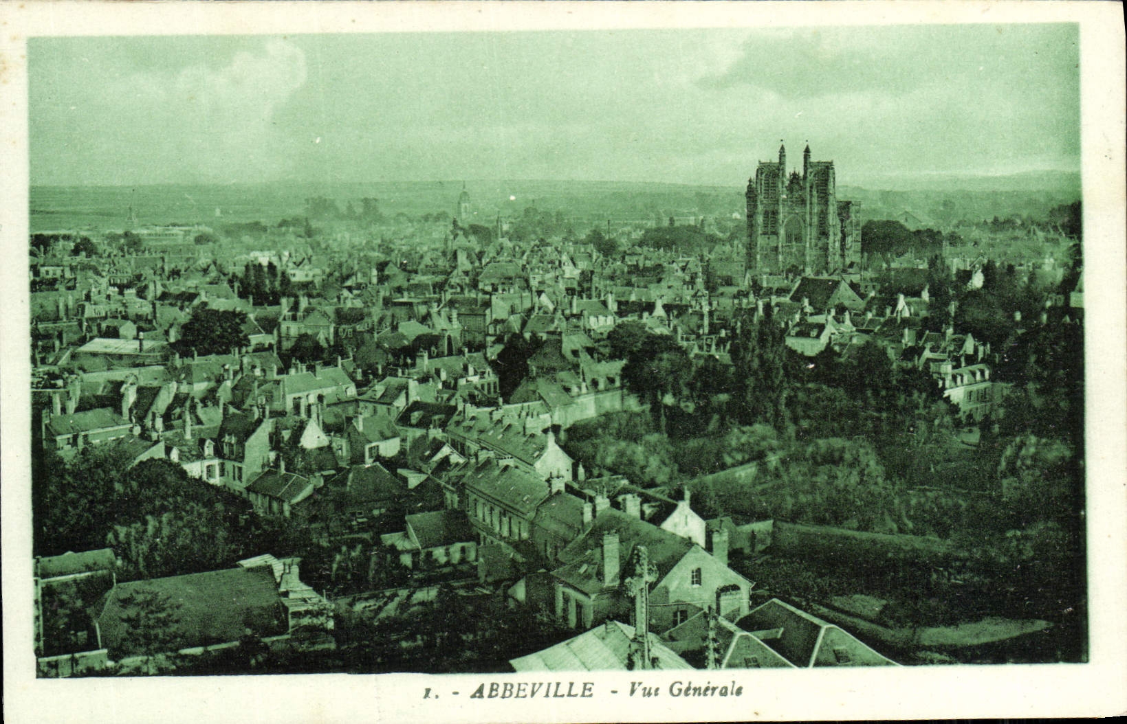 VINTAGE POSTCARD Abbeville View