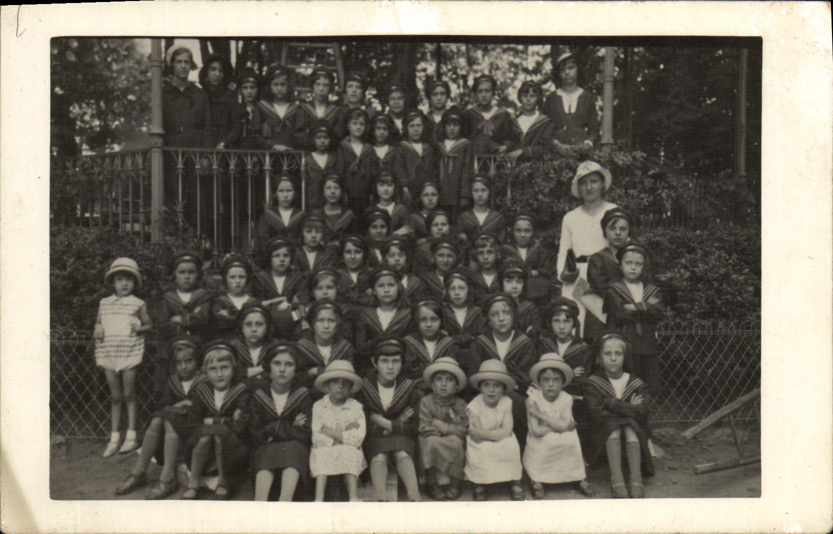 CARTE PHOTO Preventorium d'Ormont St Die Vosges Enfants