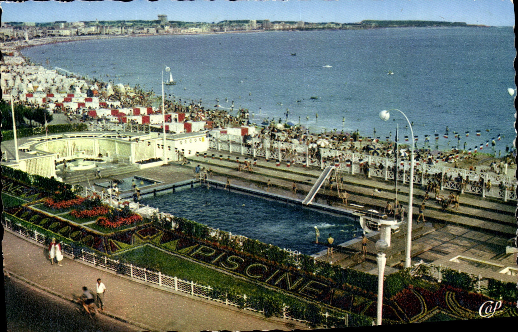 MODERN CARD Sables d'Olonne the Swimming pool
