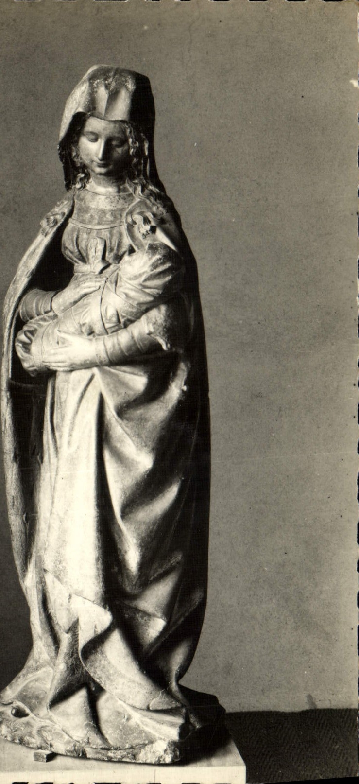 MODERN CARD Virgin Museum Of Autun 15th