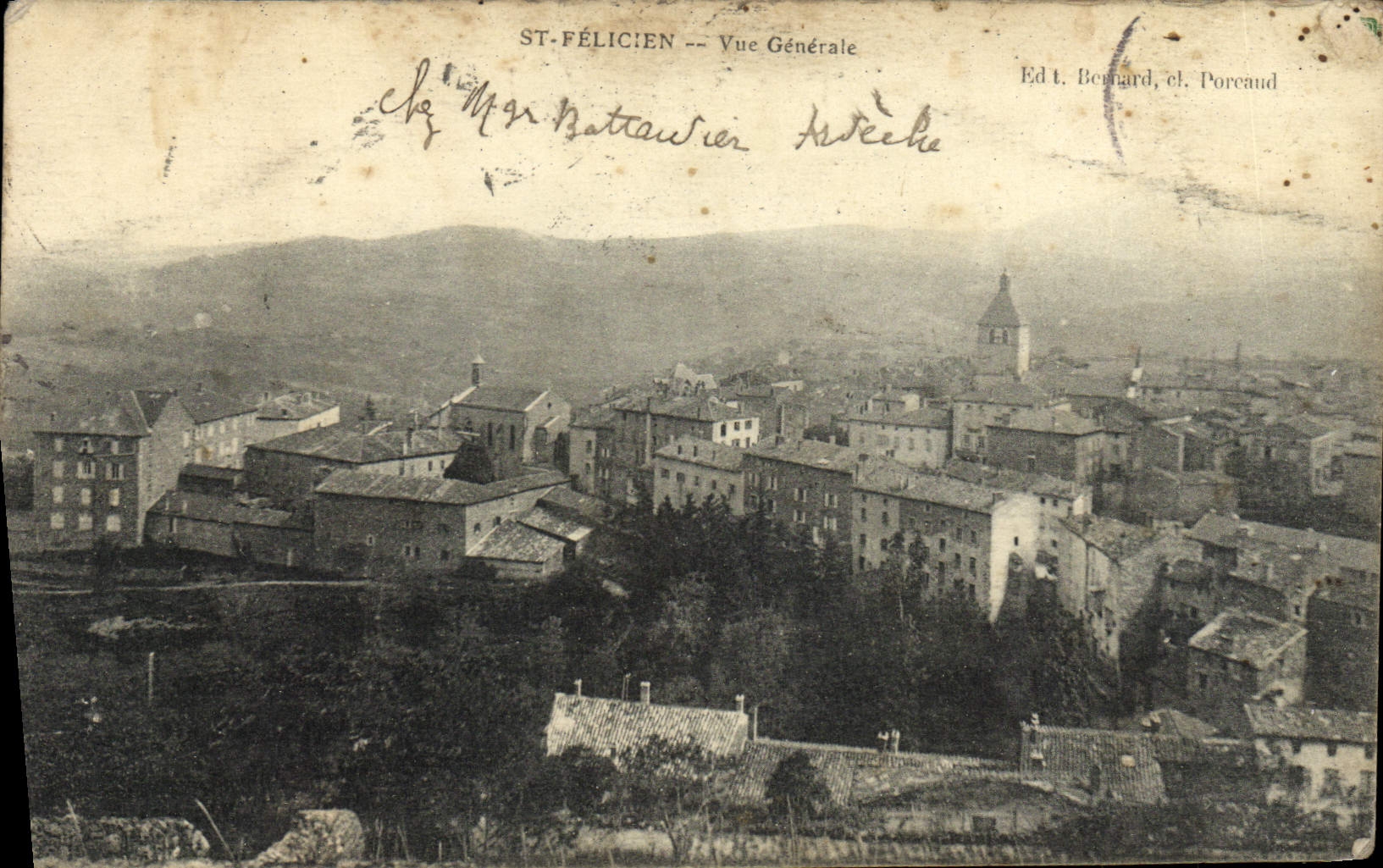 VINTAGE POSTCARD St Felicien View