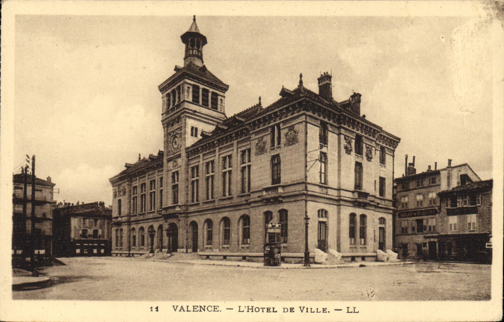 Valencia de la POSTAL de la VENDIMIA el ayuntamiento