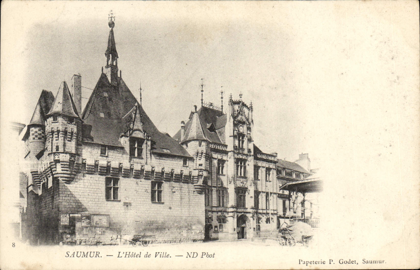 CPA Saumur L'Hotel de Ville