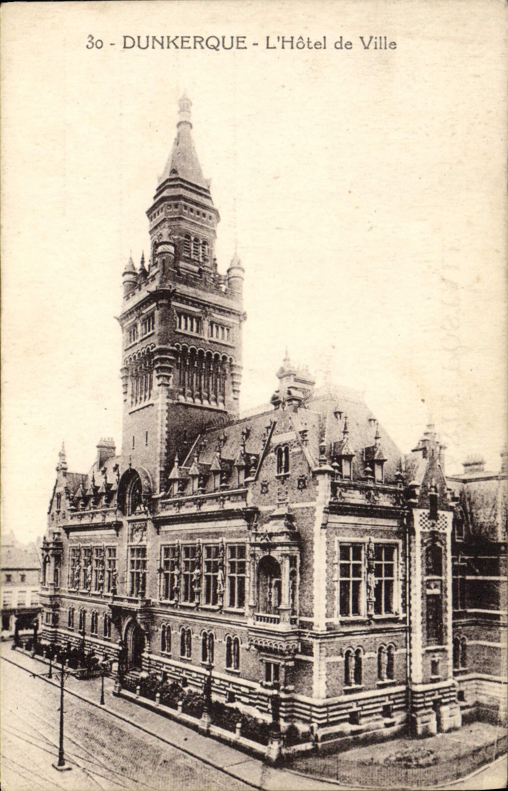 CPA Dunkerque L'Hotel de Ville