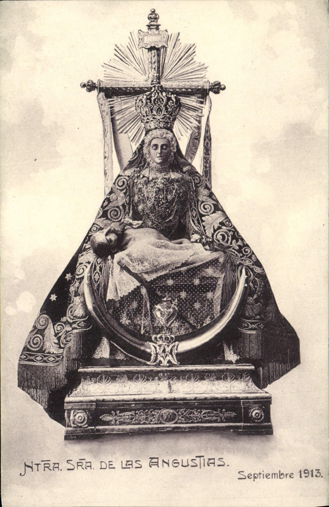 VINTAGE POSTCARD Ntra Sra Of Angustias
