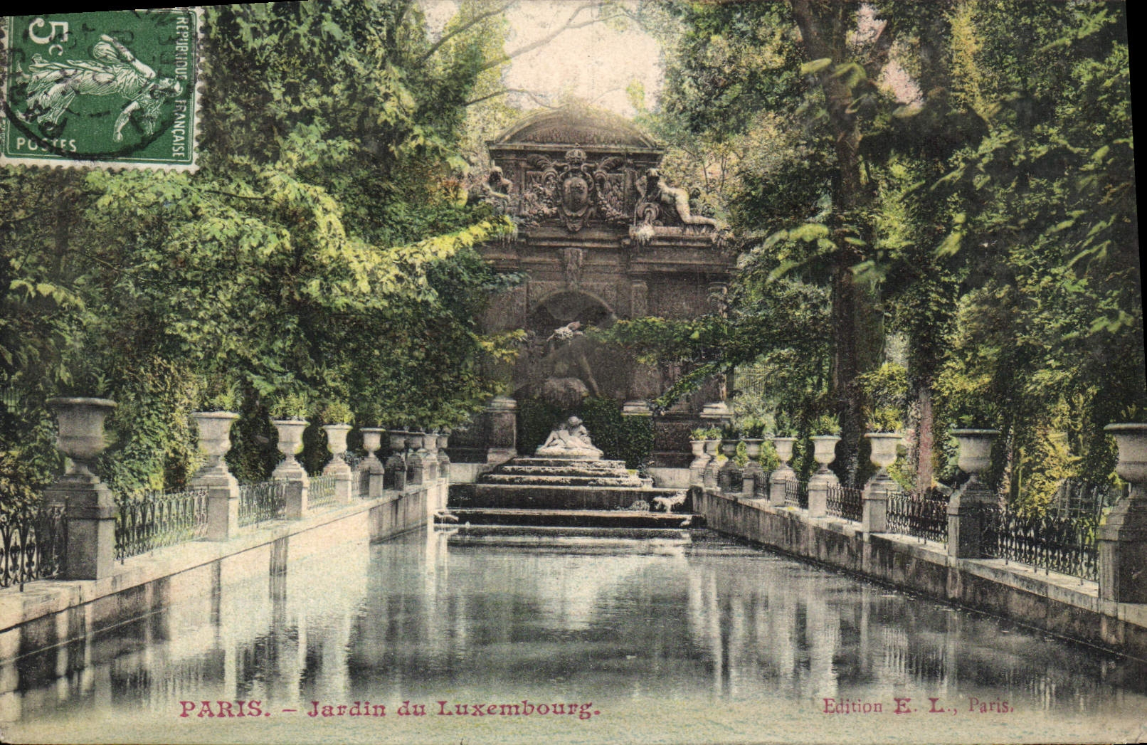 CPA Paris Jardin Du Luxembourg