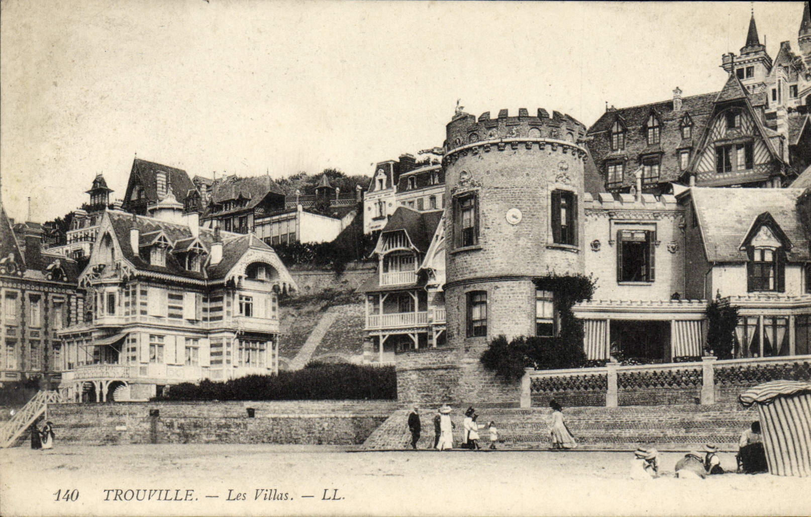 CPA Trouville Les Villas