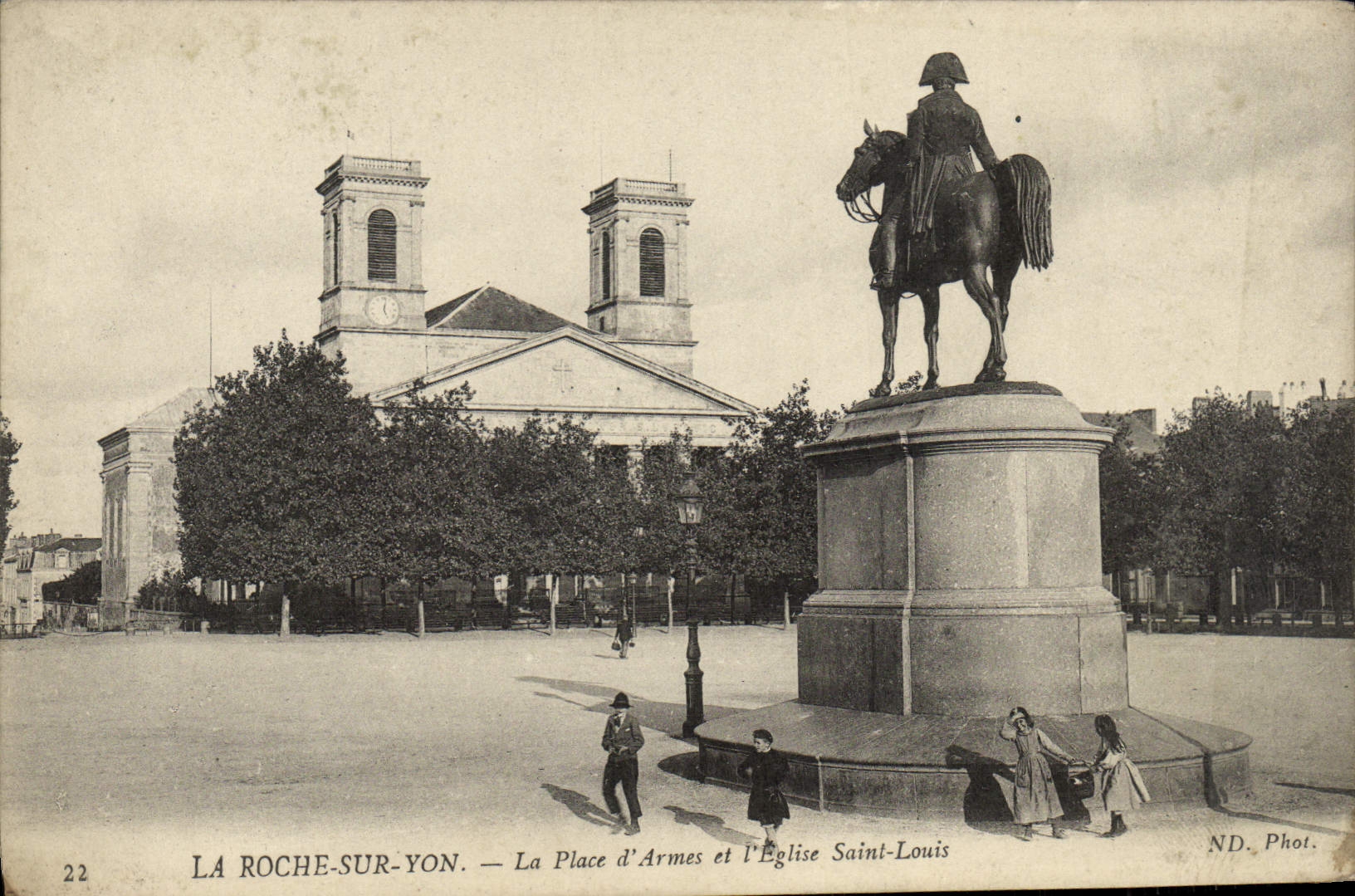 VINTAGE POSTCARD the Rock On Yon the Place D Weapons And the Church Napoleon Saint Louis 1st