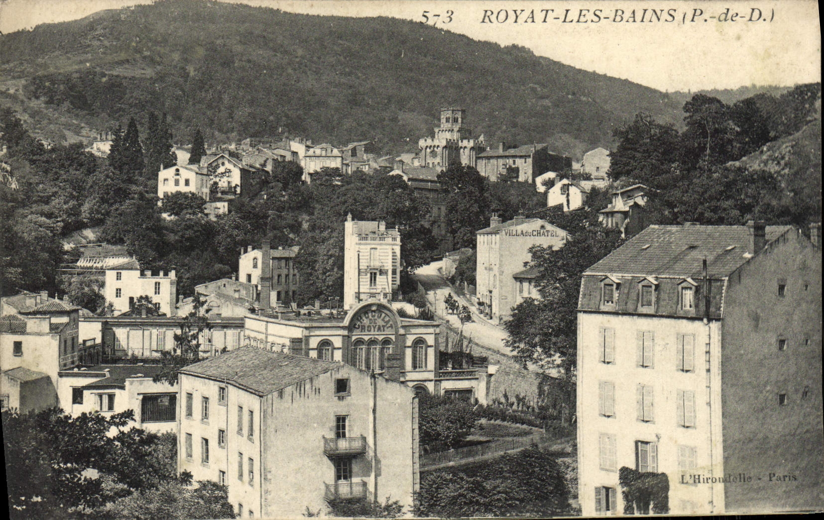 VINTAGE POSTCARD Royat Les Bains