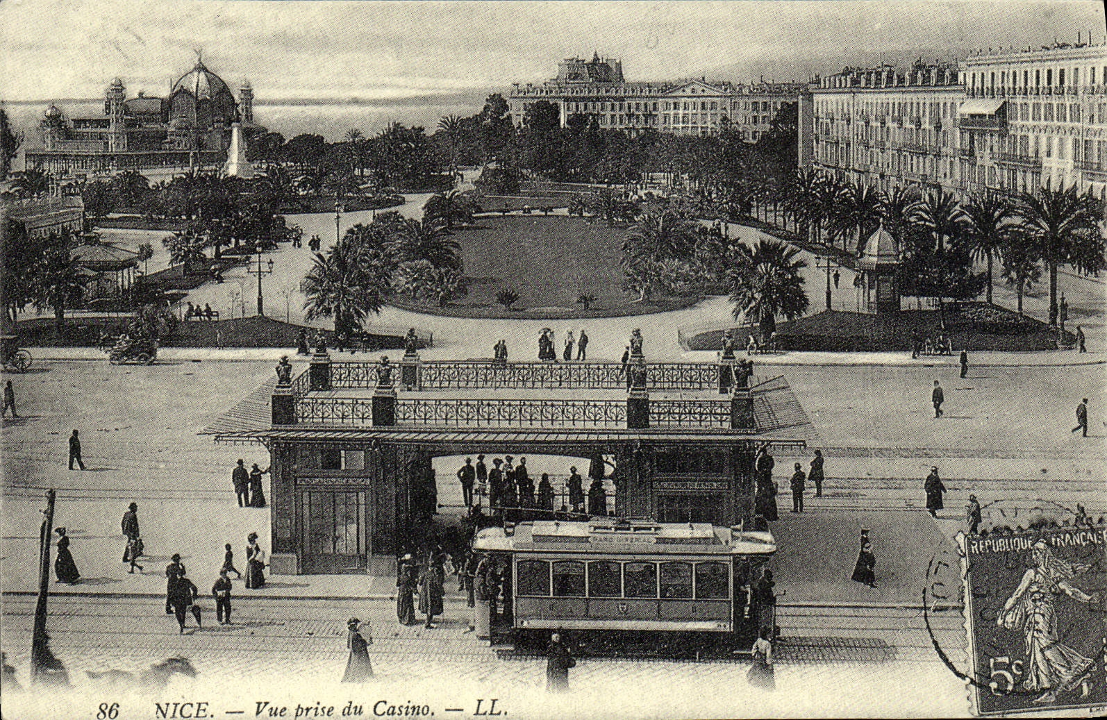 REPRO Nice Vue Prise Du Casino Tramway